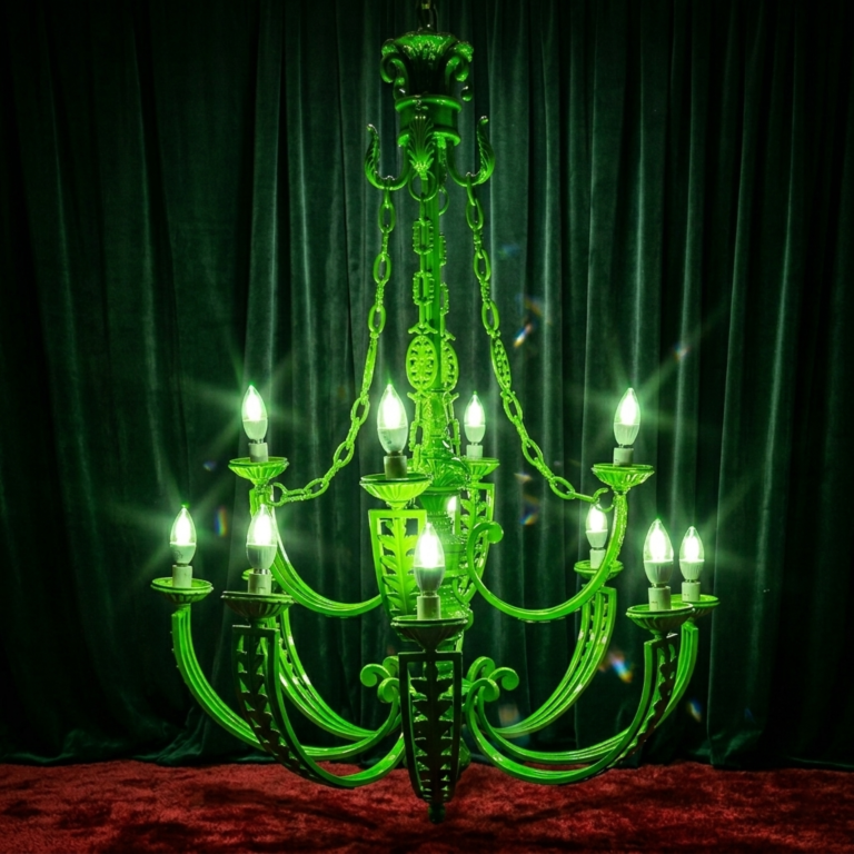Neon Chandeliers